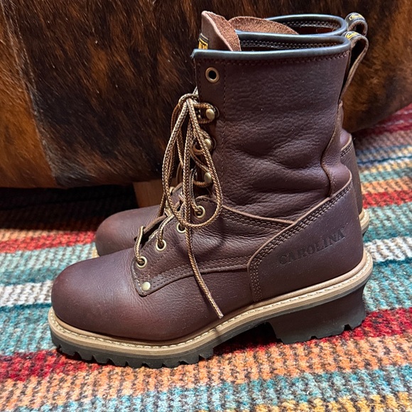 Carolina Brown Leather Work Boots main image 4